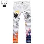 dsquared2 cool guy jeans causal denim  white ak47 gun